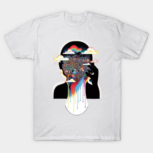 Facemelt|dark|trippy T-Shirt by MindTankArt